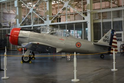 North American T-6D Texan 42-65419/9018PG US Army, Pearl Harbor Aviation Museum Honolulu, Hawaii