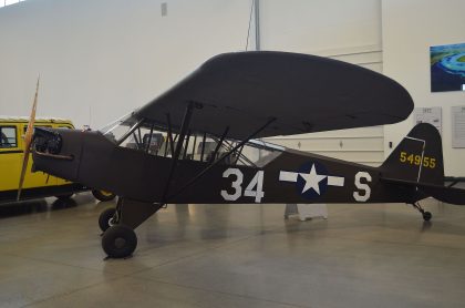 Piper L-4J Grasshopper N68935/45-4955/S-34 USAAF, Historic Flight at Kilo-7 Mukilteo, Washington