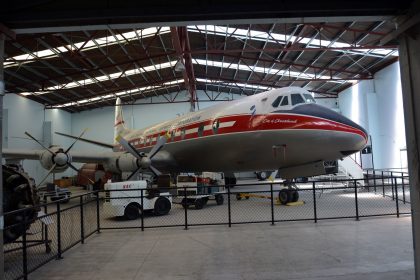 Vickers Viscount 807 ZK-BRF NAC (New Zealand National Airways Corporation), Ferrymead Aeronautical Society Christchurch New Zealand