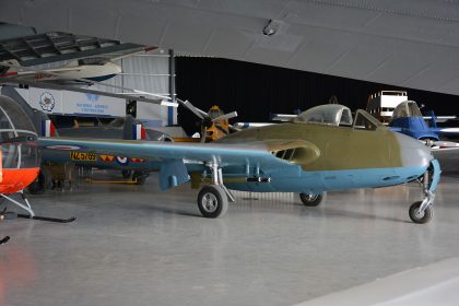 de Havilland DH.100 Vampire FB.5 NZ5769 Royal New Zealand Air Force, Ashburton Aviation Museum, Ashburton New Zealand