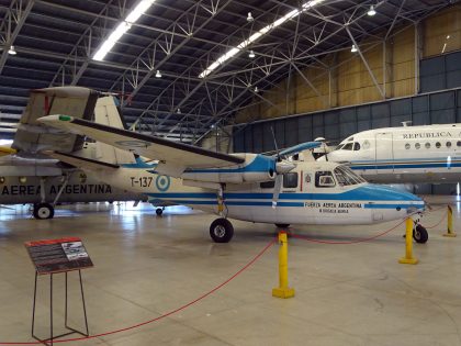 Aero Commander 500U Shrike Commander T-137 Fuerza Aerea Argentina, Museo Nacional de Aeronáutica Moron, Argentina