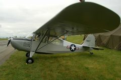 Aeronca L-16A (7BCM) N9325H/7807 USAAF, Mid Atlantic Air Museum Air Show 2013