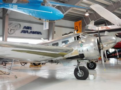 Beechcraft C-45H TF-JFA, Flugsafns Íslands, Icelandic Aviation Museum, Akureyri, Iceland