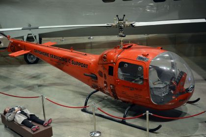 Bell 47G-2 ZK-HGI Helicopters (NZ) Ltd., Museum of Transport and Technology Auckland, New Zealand