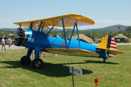 Boeing PT-17/L300 Kaydet N55412/92 US Army, Mid Atlantic Air Museum Air Show 2013