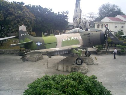 Douglas A-1H Skyraider 134636 USAF, Vietnam Military History Museum Hanoi Vietnam