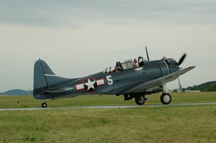 Douglas SBD-5 Dauntless NL82GA 5 US Navy Commemorative Air Force, Mid Atlantic Air Museum Air Show 2013