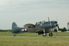 Douglas SBD-5 Dauntless NL82GA/5 US Navy Commemorative Air Force, Mid Atlantic Air Museum Air Show 2013