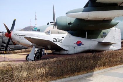 North American F-51D Mustang 205 Republic of Korea Air Force, War Memorial of Korea Seoul, South Korea