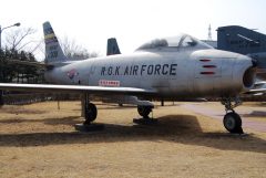 North American F-86F Sabre 24-308 Republic of Korea Air Force, War Memorial of Korea Seoul, South Korea