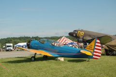 Fairchild (Howard) PT-23A Cornell (M-62C) N51296 US Army, Mid Atlantic Air Museum Air Show 2013