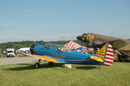 Fairchild (Howard) PT-23A Cornell (M-62C) N51296 US Army, Mid Atlantic Air Museum Air Show 2013