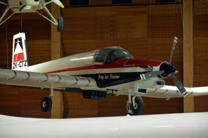 Fletcher FU-24-954 ZK-CTZ James Aviation Ltd., Museum of Transport and Technology Auckland, New Zealand