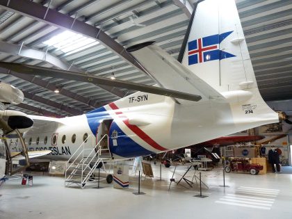 Fokker F.27-200 Friendship TF-SYN Landhelgisgæslan (Icelandic Coast Guard) Flugsafns Íslands, Icelandic Aviation Museum, Akureyri, Iceland