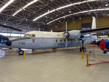 Fokker F.27-600 Friendship T-42 Fuerza Aerea Argentina, Museo Nacional de Aeronáutica Moron, Argentina