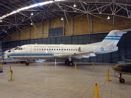 Fokker F.28-1000VIP Fellowship T-03 Fuerza Aerea Argentina, Museo Nacional de Aeronáutica Moron, Argentina