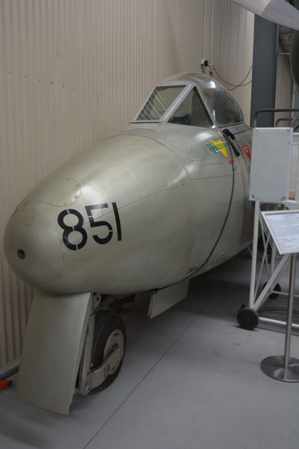 Gloster Meteor F.8 (nose) A77-851 Royal Australian Air Force, South Australian Aviation Museum Port Adelaide, SA Australia