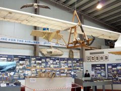 Grunau IX primary glider, Flugsafns Íslands, Icelandic Aviation Museum, Akureyri, Iceland