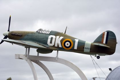 Hawker Hurricane (replica) P3854/OK-1 RAF, Museum of Transport and Technology Auckland, New Zealand