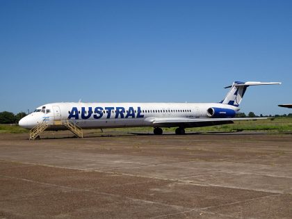 McDonnell Douglas MD-81 LV-WFN Austral Lineas Aereas, Museo Nacional de Aeronáutica Moron, Argentina