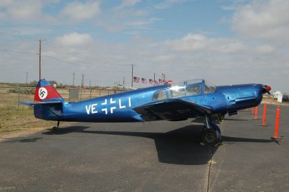 Messerschmitt Bf-108D-1 Taifun NX2231/VE+LI Luftwaffe, CAF – American Airpower Heritage Museum Midland, Texas