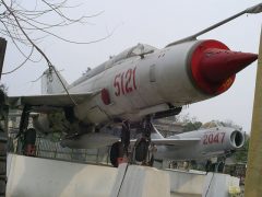 Mikoyan Gurevich MiG-21MF 5121 Vietnamese Air Force, Vietnam Military History Museum Hanoi Vietnam