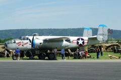 North American B-25J Mitchell N3155G/44-30832 USAAF, Mid Atlantic Air Museum Air Show 2013