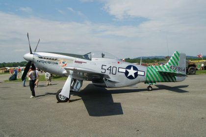 North American P-51D Mustang N63476/44-72854/540 USAAF, Mid Atlantic Air Museum Air Show 2013