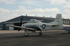 North American T-28A Trojan N70743/49-1646/TL-646 USAF, CAF – American Airpower Heritage Museum Midland, Texas