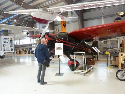 Stinson SR-7B Reliant TF-AZX, Flugsafns Íslands, Icelandic Aviation Museum, Akureyri, Iceland