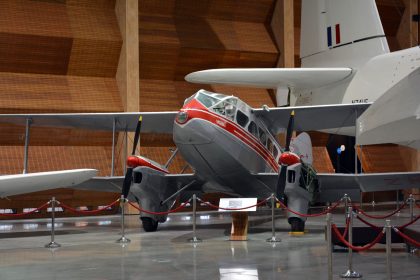 de Havilland DH-89A Dragon Rapide ZK-AHS NAC - New Zealand National Airways Corporation, Museum of Transport and Technology Auckland, New Zealand