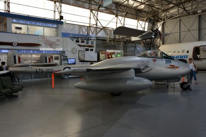 de Havilland Vampire F.30 A79-202 Royal Australian Air Force, South Australian Aviation Museum Port Adelaide, SA Australia