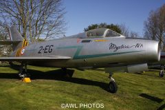 Dassault MD.452 Mystere IVA 79/2-EG French Air Force, Norfolk and Suffolk Aviation Museum Flixton, Bungay, United Kingdom