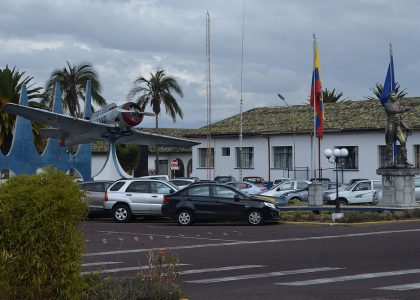 Entrance Museo Aeronáutico de la Fuerza Aerea Ecuatoriana Quito, Ecuador