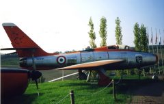 Republic F-84F Thunderstreak MM53-6646 Italian Air Force, Parco Tematico dell’Aviazione, Rimini, RN, Italy