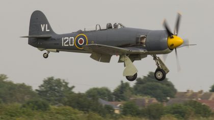 Hawker Sea Fury T.20 G-RNHF/VX281/VL-120 Fleet Air Arm, Navy Wings Heritage Centre, RNAS Yeovilton