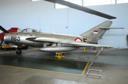 Mikoyan Gurevich MiG-17F F-1160 Indonesian Air Force, Museum TNI AU Dirgantara Mandala Yogyakarta Indonesia