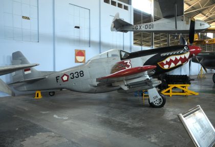 North American P-51D Mustang F-338 Indonesian Air Force, Museum TNI AU Dirgantara Mandala Yogyakarta Indonesia