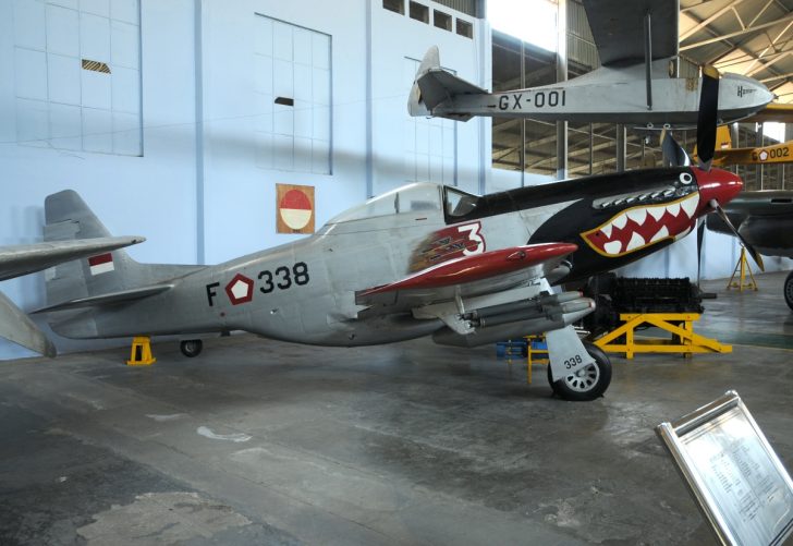 North American P-51D Mustang F-338 Indonesian Air Force, Museum TNI AU Dirgantara Mandala Yogyakarta Indonesia