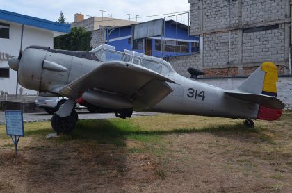 North American T-6D Texan FAE314 Ecuadorian Air Force, Museo Aeronáutico y del Espacio Quito, Ecuador