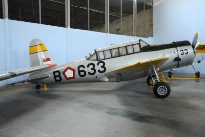 Vultee BT-13A Valiant B-633 Indonesian Air Force, Museum TNI AU Dirgantara Mandala Yogyakarta Indonesia