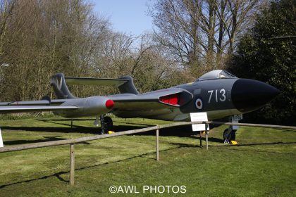 de Havilland Sea Vixen FAW.1 XJ482/VL-713 FAA, Norfolk and Suffolk Aviation Museum Flixton, Bungay, United Kingdom