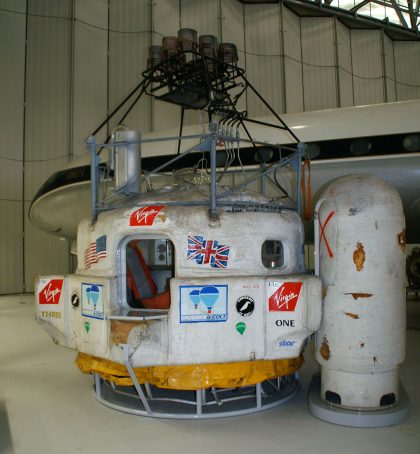 Gondola of Colt 2500A G-USUK “Virgin Atlantic Flyer”, Imperial War Museum – IWM Duxford