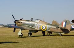 Hawker Hurricane XII (G-HURI) P3700RF-E. No. 303 (Polish) Sqn. RAF, Historic Aircraft Collection Ltd., Imperial War Museum – IWM Duxford