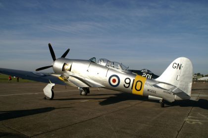 Hawker Sea Fury T.20 (NX20MD) WG655/GN-910 Royal Navy, The Fighter Collection, Imperial War Museum – IWM Duxford