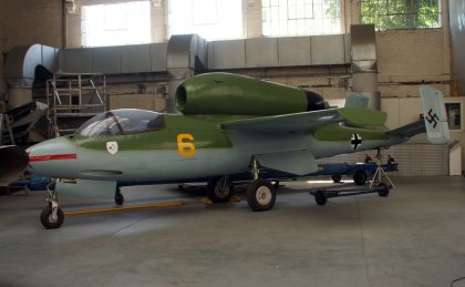 Heinkel He162A-1 Salamander 120235/6 I/JG1 Luftwaffe, Imperial War Museum – IWM Duxford