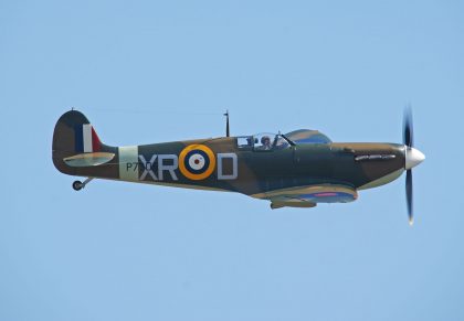 Supermarine Spitfire Mk.Ia (G-AIST) AR213 as P7308/XR-D 71 Eagle Sqn. RAF, Spitfire The One Ltd., Imperial War Museum – IWM Duxford