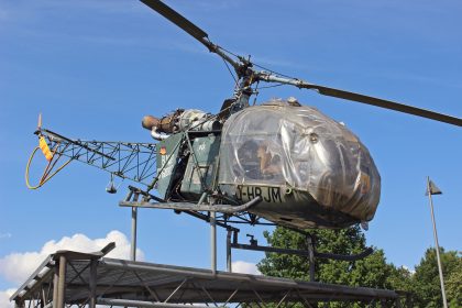 Sud Aviation SA-318C Alouette II D-HBJM Bundesgrenzschutz, Grenzlandmuseum Eichsfeld, Teistungen Germany