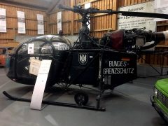 Sud Aviation SA.318C Alouette II D-HBJI Bundesgrenzschutz, Deutsch-Deutsches Museum Mödlareuth,Töpen Germany