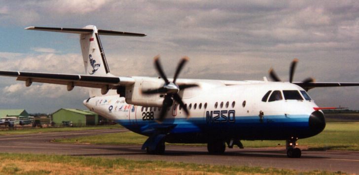 IPTN N-250-50 PK-XNG IPTN, Paris Airshow 1997